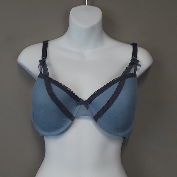 smart & sexy Other - Smart& Sexy Purple Black Lace Padded Underwire Bra